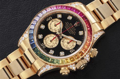 rolex daytona gold diamond replica